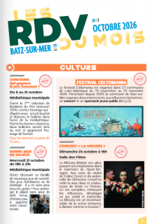 Les rendez-vous du mois d'octobre