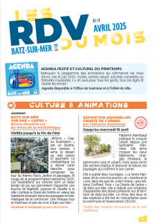 Les Rendez-vous du mois d'Avril 2025