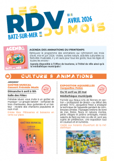 Les RDV d'Avril 2026