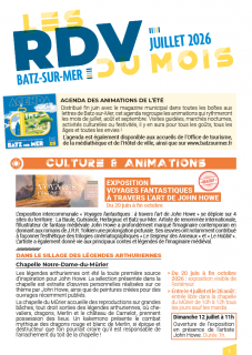 Les RDV de juillet 2026
