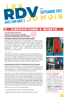 Les RDV de Septembre 2025