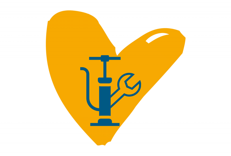 Reparaturstation f&uuml;r Fahrr&auml;der