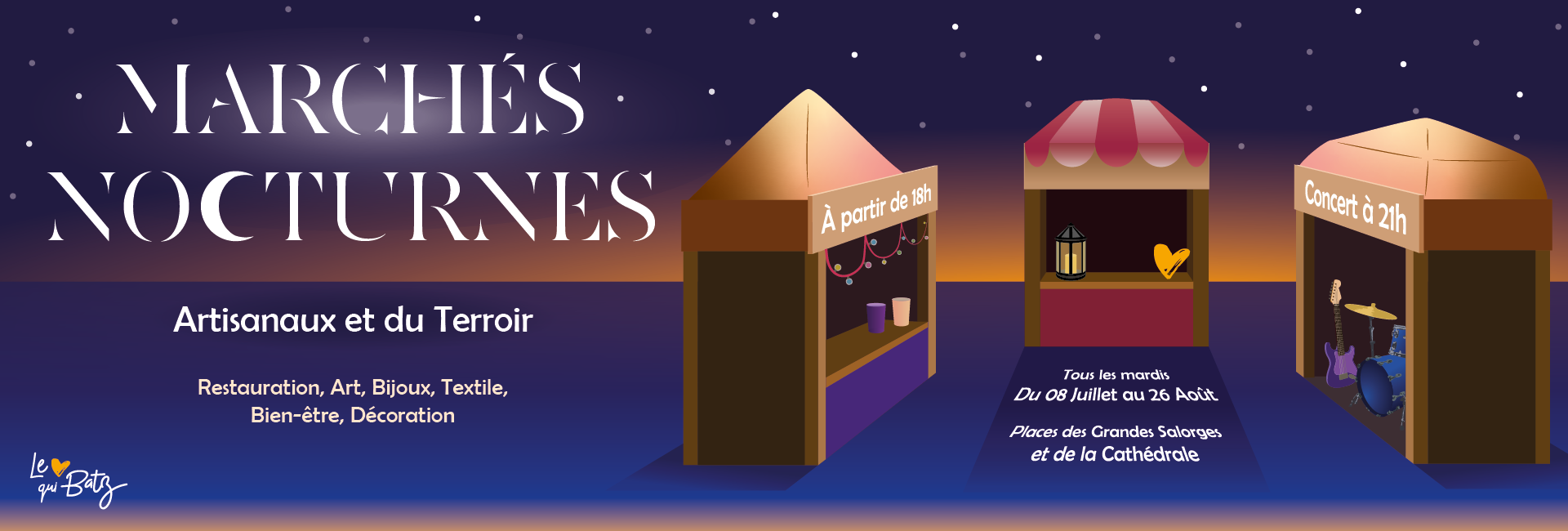 Marchés Nocturnes 2025 - Batz-sur-Mer