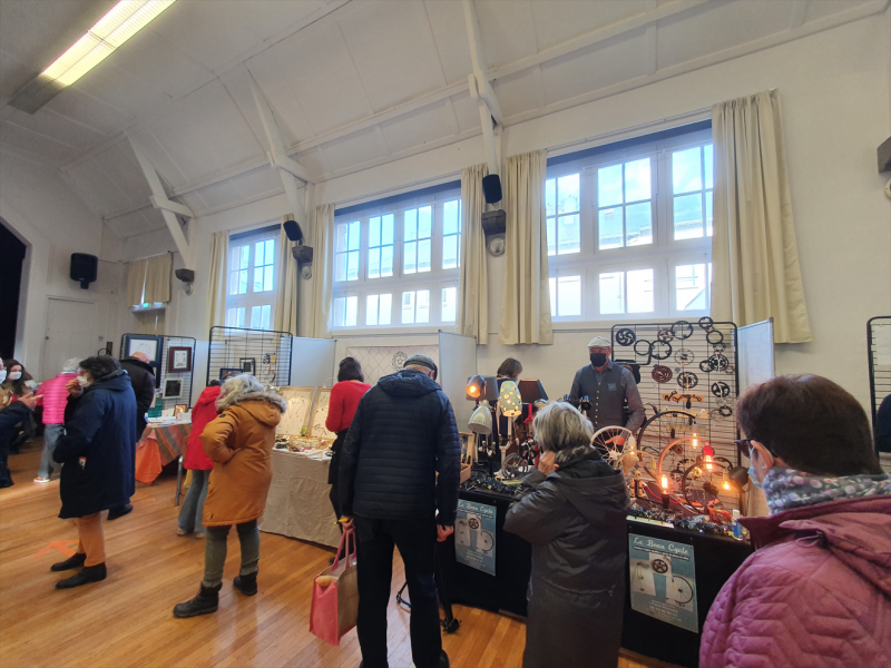 intérieur Salle des Fêtes - Marché de Noël