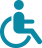 Aufführung: reservierte Plätze für Rollstuhlfahrer