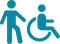 Établissement accessible avec aide