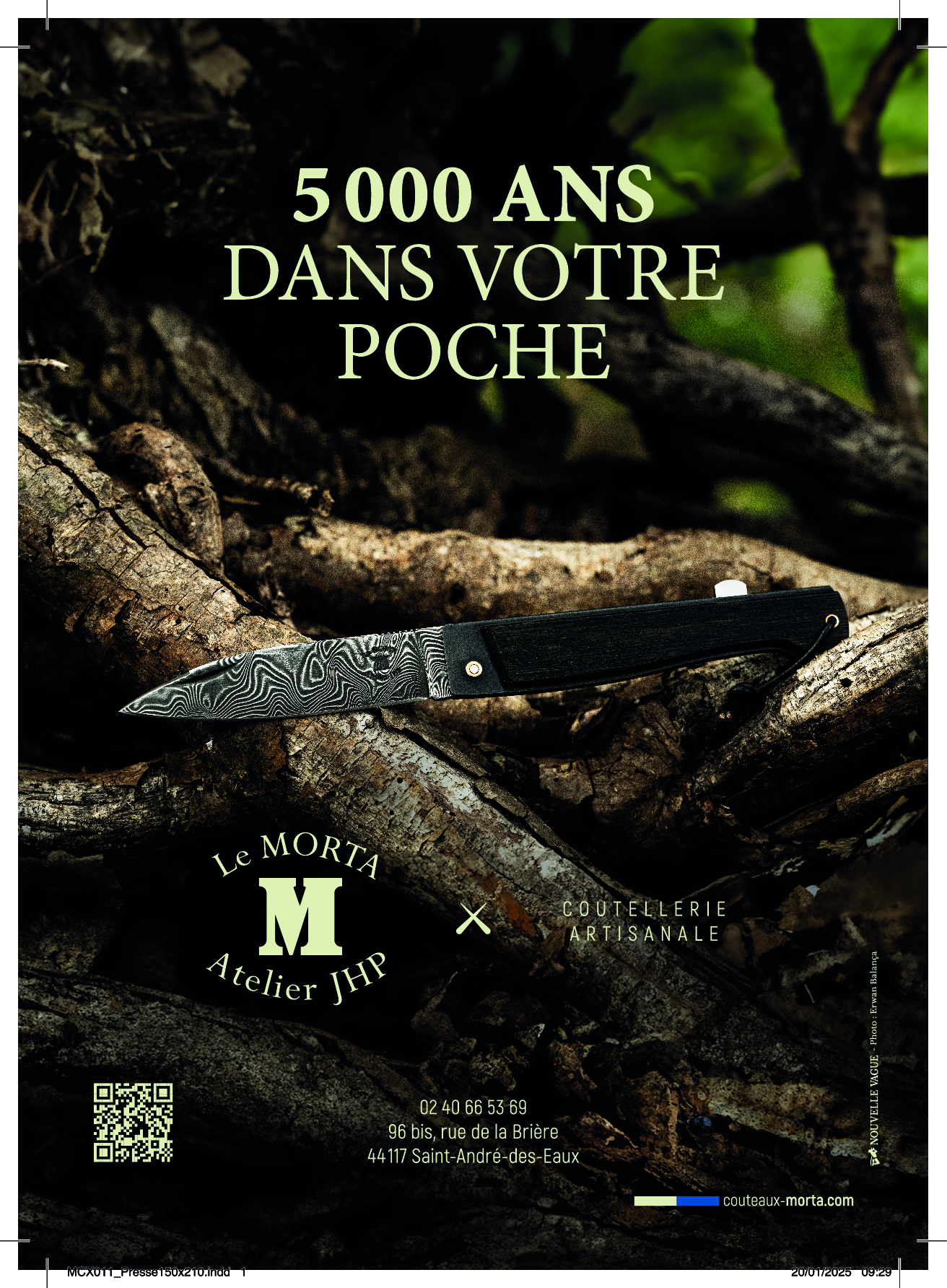 Atelier JHP - couteaux en morta - Saint-André-des-Eaux en Brière