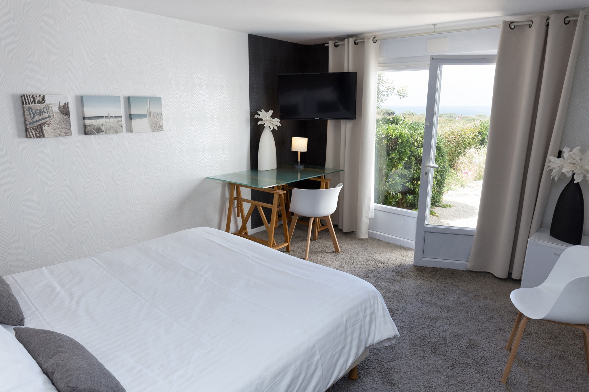 Chambre Double Vue sur Mer rez de Jardin