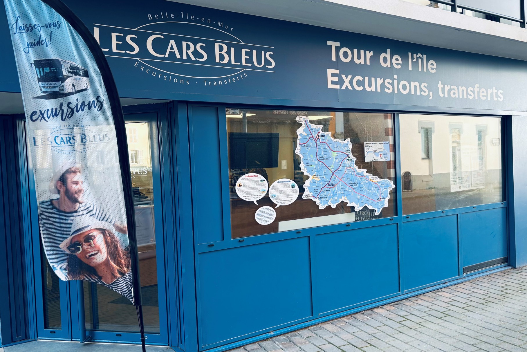 Les Cars Bleus-Locatourisle - Agence des Cars Bleus - Belle-Ile-en-Mer
