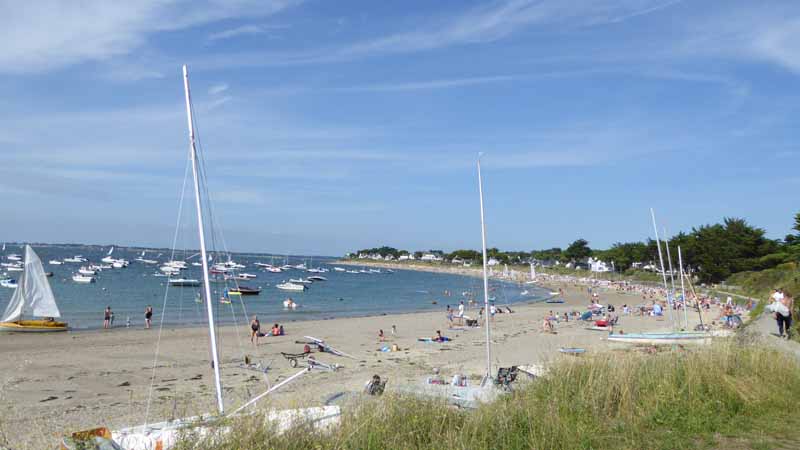 Plage de Lanséria - Voiliers - Mesquer Quimiac