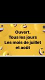 Summer opening - Aux Petits Oignons 