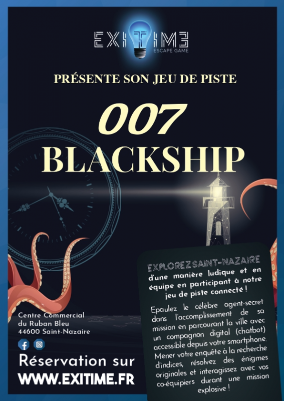 007 Blackship - Flyer - Exitime - Saint-Nazaire