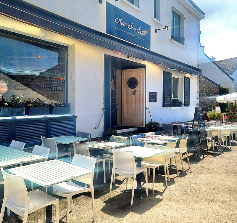 Aux Six Sens restaurant - Piriac-sur-Mer - terrasse