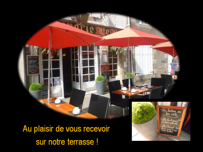 Crêperie Le Bôt au Croisic, la terrasse