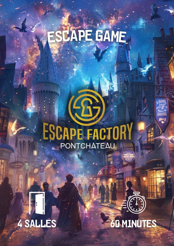 Escape Factory Pontchâteau - Escape Game - Flyer