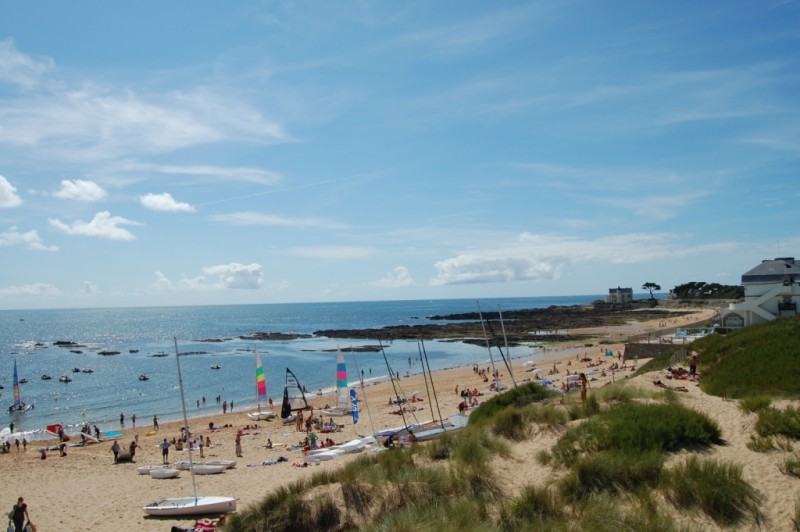 Plage Valentin et école de voile à Batz-sur-Mer