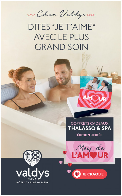Valdys - coffrets mois de l'amour - Pornichet