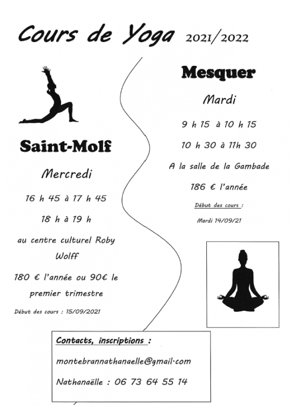 Cours de Yoga saison 2021-2022