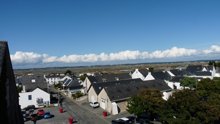 Batz sur Mer - Appartement la Cathédrale de sel - Vue sur les marais salants depuis la chambre