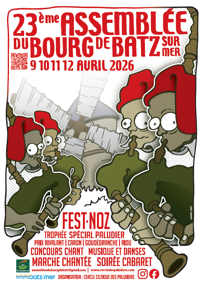 affiche de la 23° assemblée du bourg de Batz