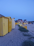 Parcours nocturne cabines de plage