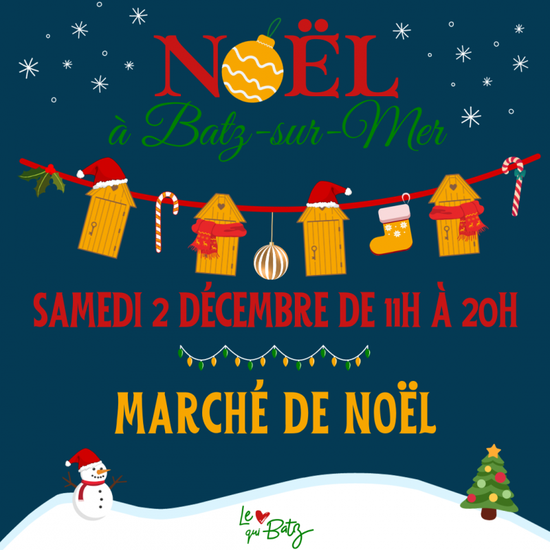 Marché de Noël à Batz-sur-Mer 2023