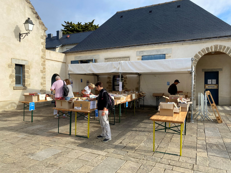 Vente de livres désherbés