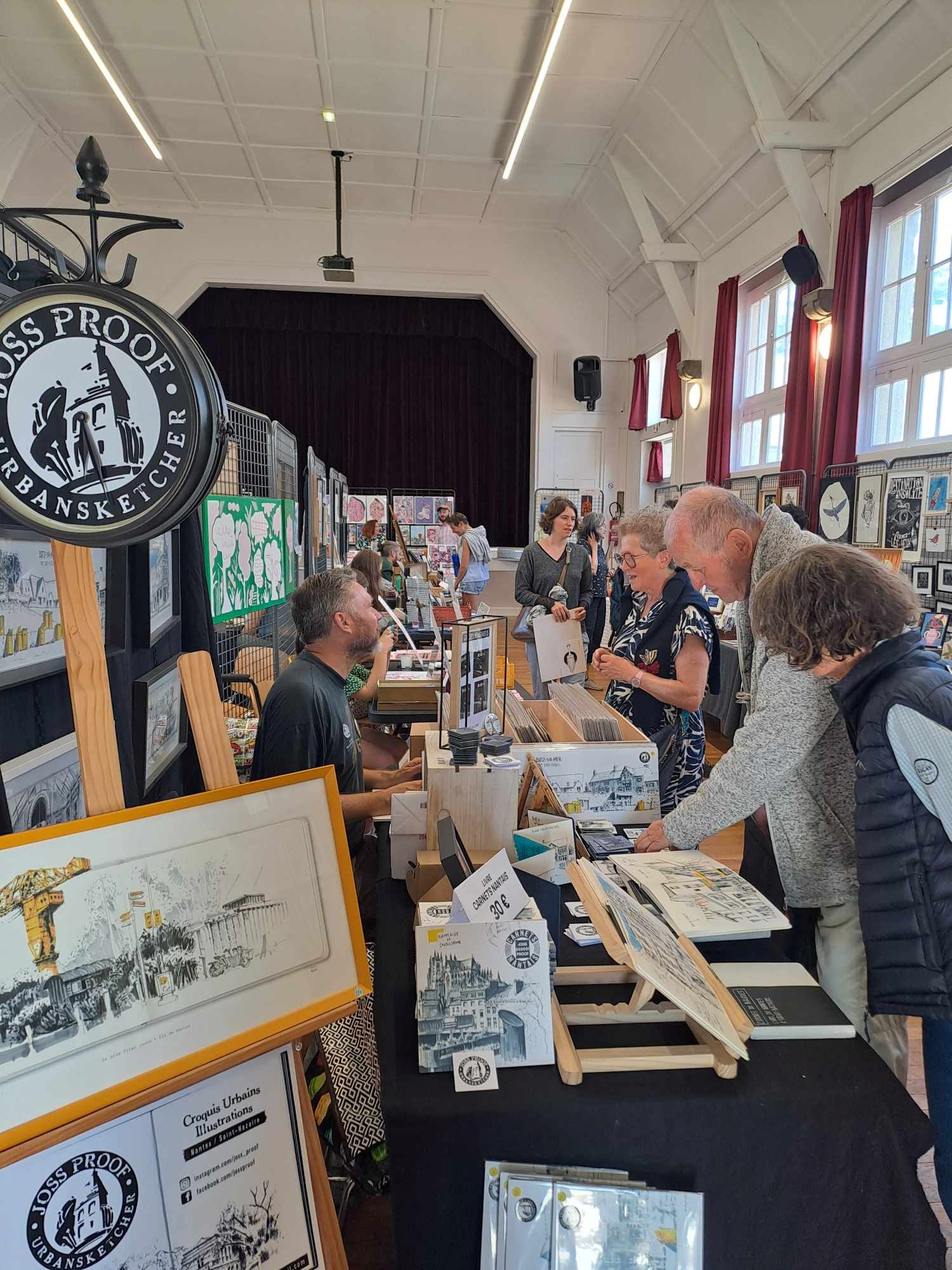 stand-3 Salon de l'illustration #4 - Batz-sur-Mer